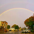 Rainbow over La Conner